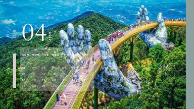 Ngắm nhìn sản phẩm lịch đẹp mắt trong dự án Địa lý và cuộc sống